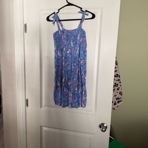 Lilly Pulitzer Vibrant Blue and Pink Dress